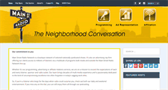 Desktop Screenshot of mainstreetradionetwork.com